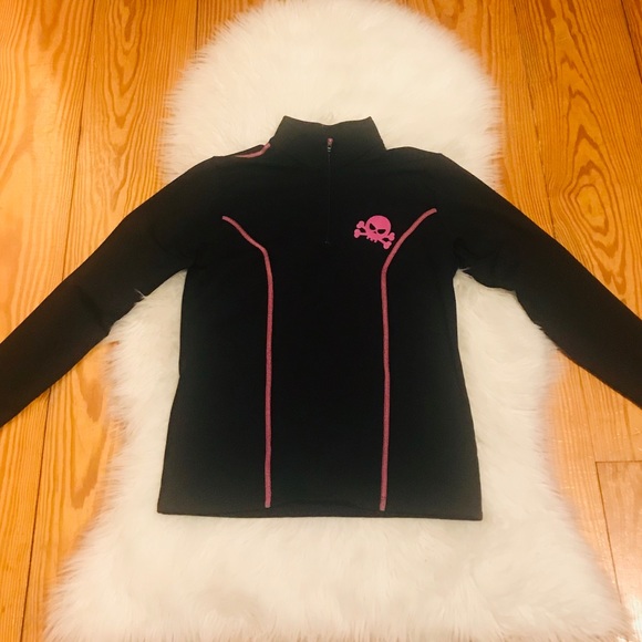 Jackets & Blazers - Black & Pink Sweatshirt Women’s  🖤💕☠️🎀